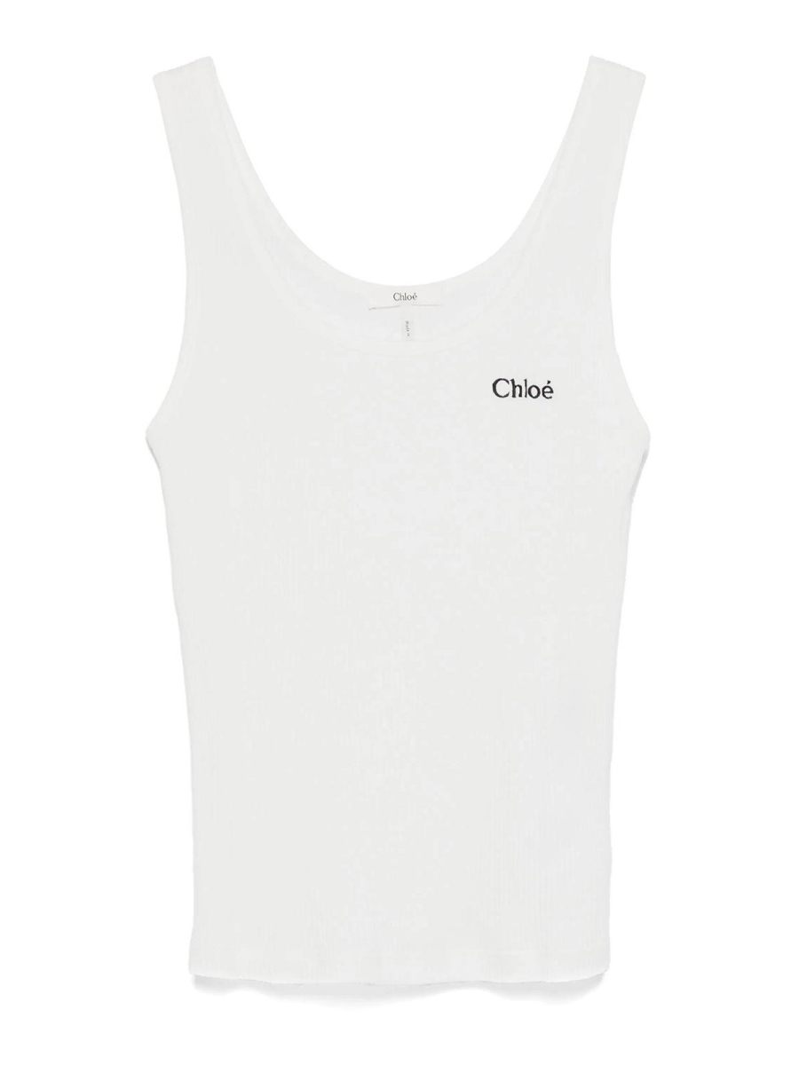 Chloe' Top - Blanc
