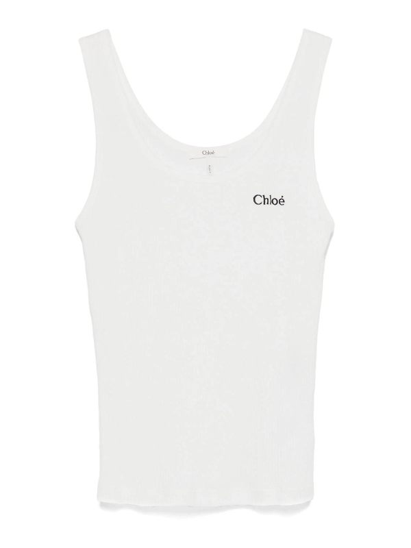 Chloe' Top - Blanc