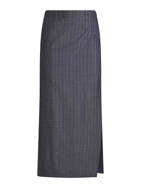 Etro Jupe Midi - Bleu