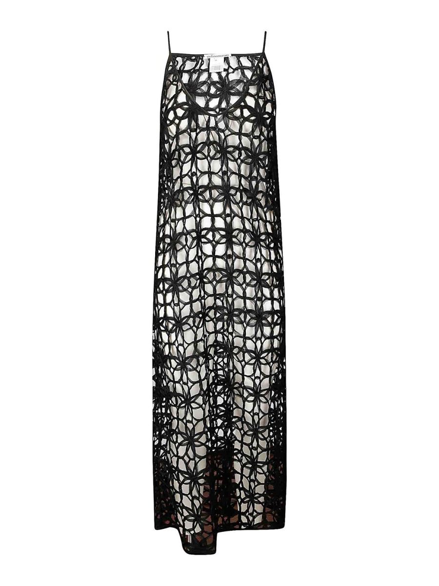 Stefano Mortari Robe Au Genou - Noir
