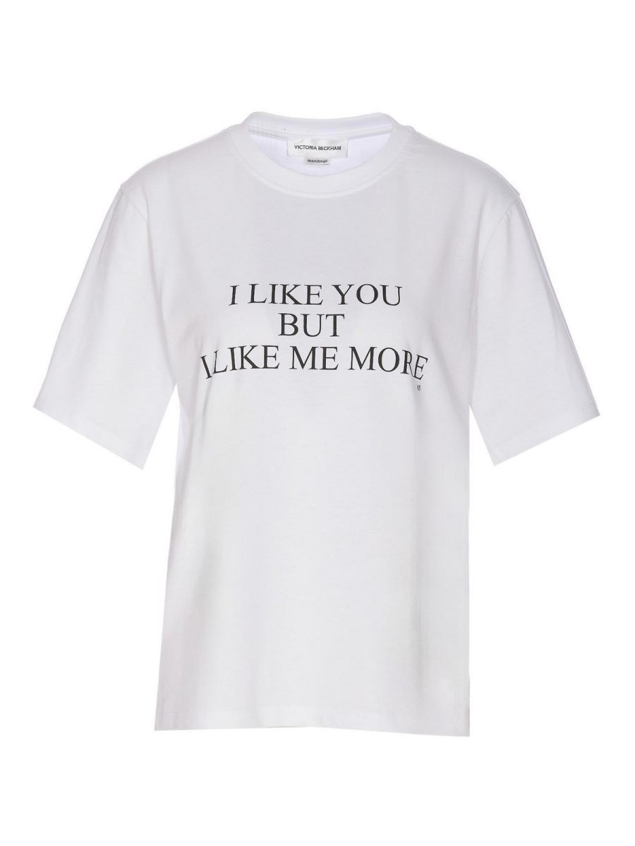 Victoria Beckham Pull Col Rond - Blanc