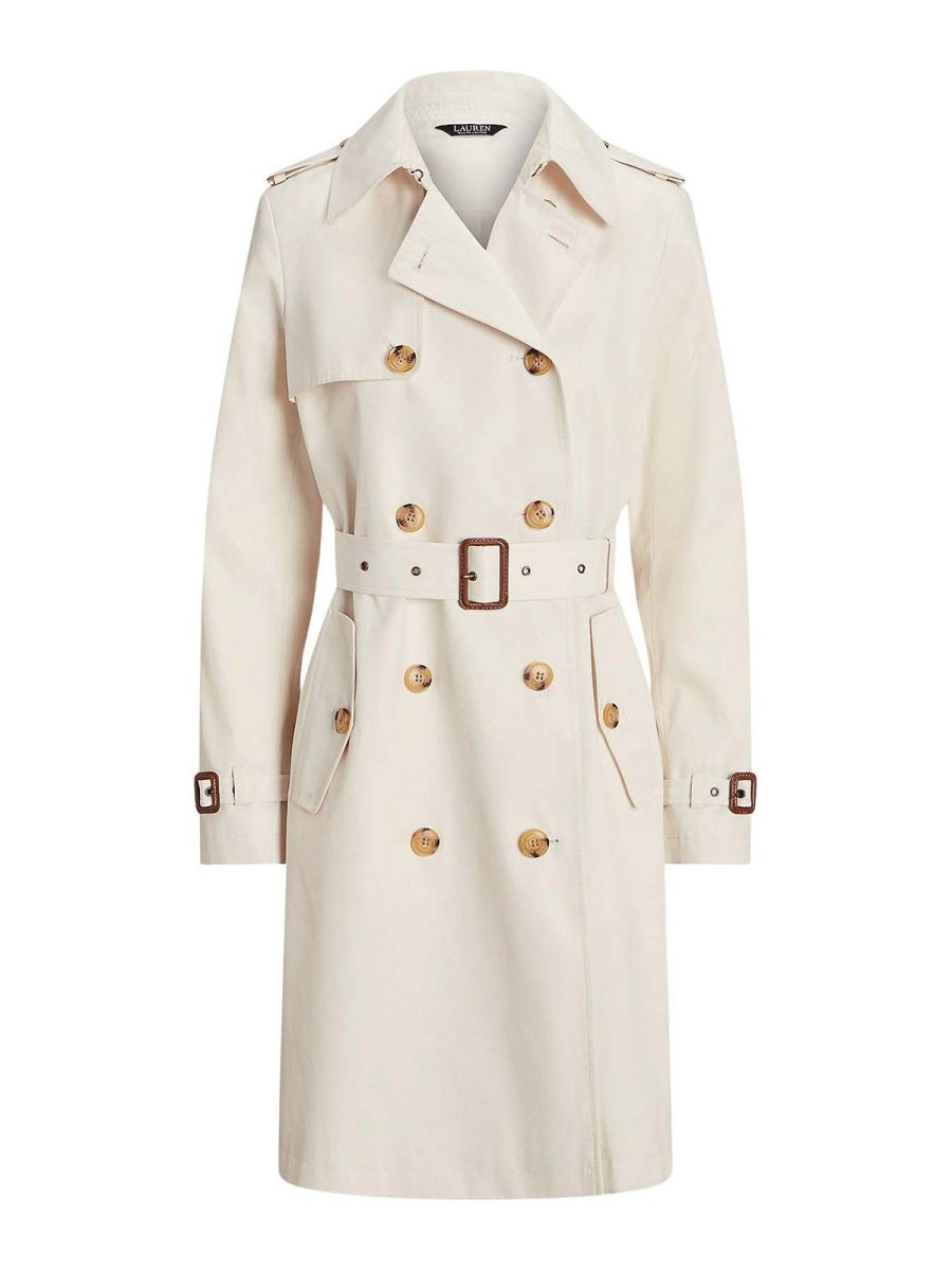 Lauren Ralph Lauren Manteau Court - Crème