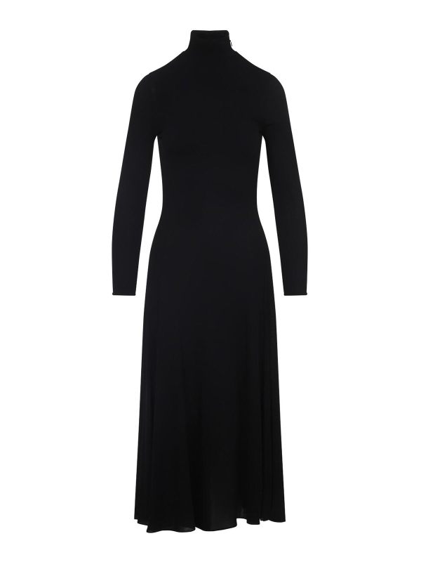 Alaïa Robe Au Genou - Noir