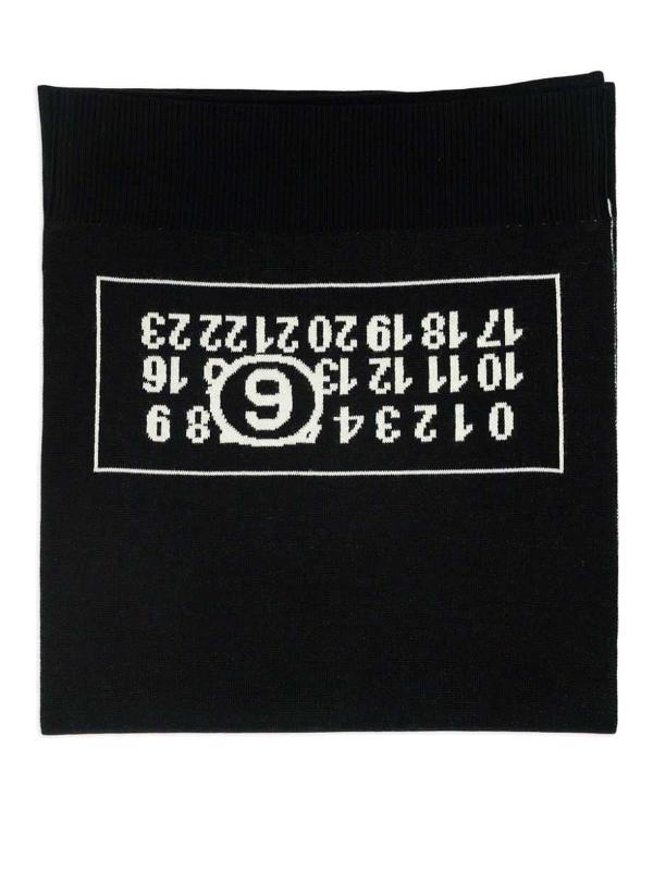 MM6 Maison Margiela Écharpe - Noir