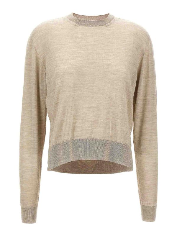 Jil Sander Pull Col Rond - Beige