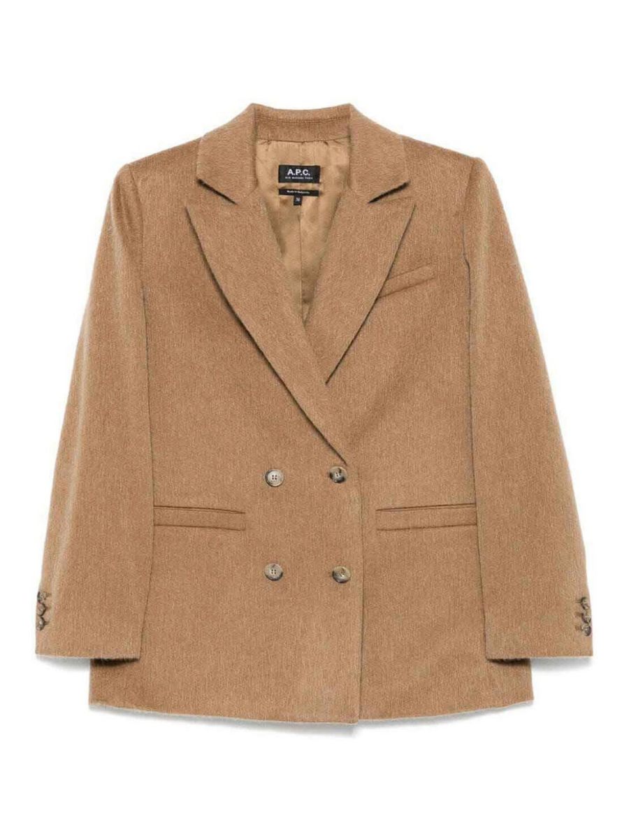 A. P.C. Veste Casual - Camel