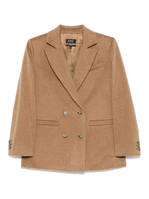 A. P.C. Veste Casual - Camel