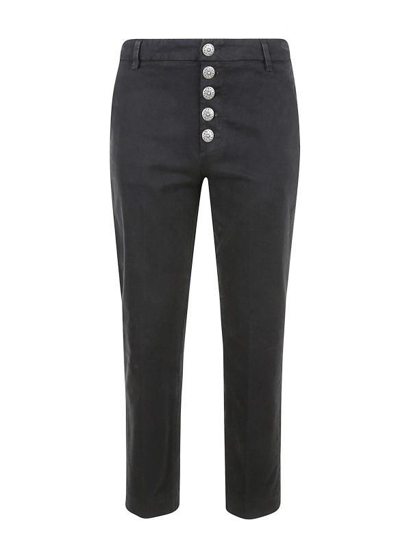Dondup Pantalons Décontractés - Noir