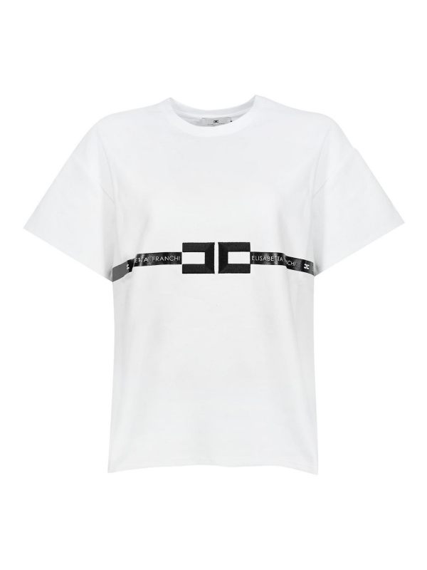 Elisabetta Franchi T-Shirt - Blanc