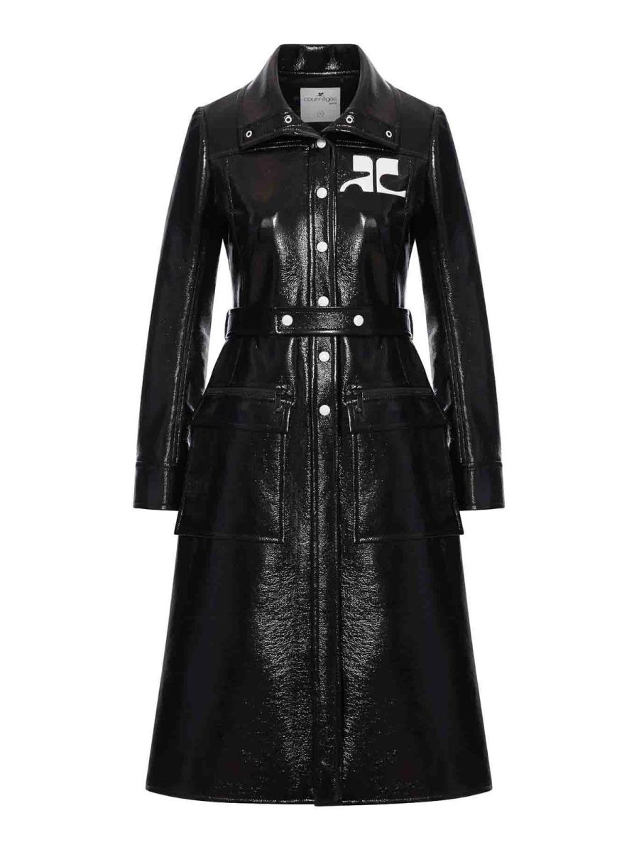 Courreges Trench-Coat - Noir