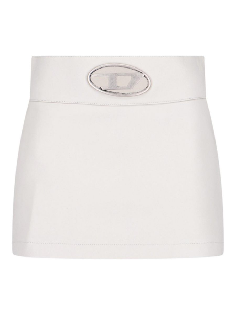 Diesel Jupe Midi - Blanc