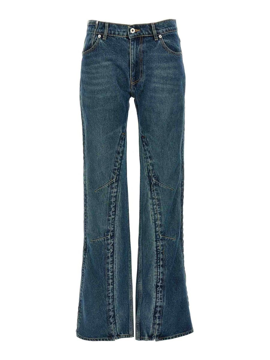 Y/Project Jean Bootcut - Bleu