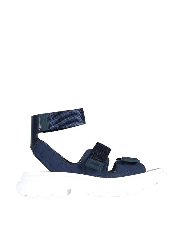 Alexander Mcqueen Sandales - Bleu