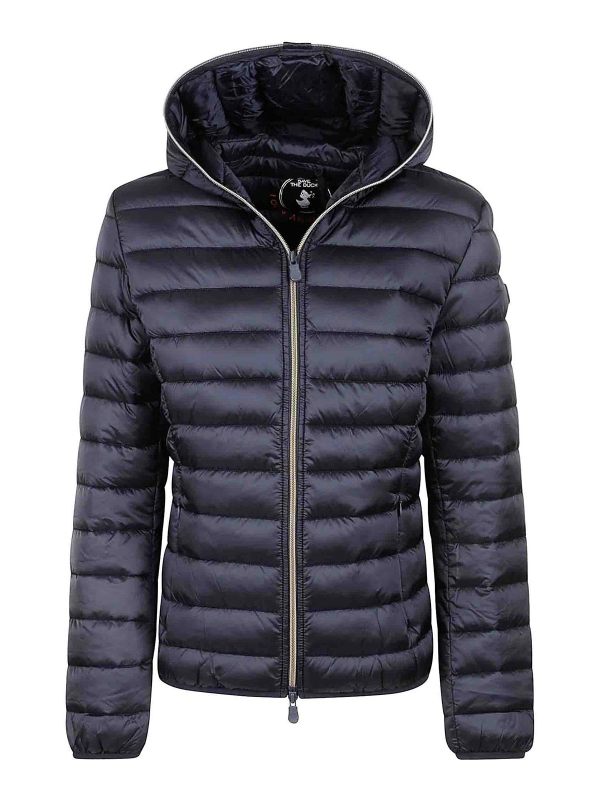 Save the Duck Manteau Au Genou - Bleu