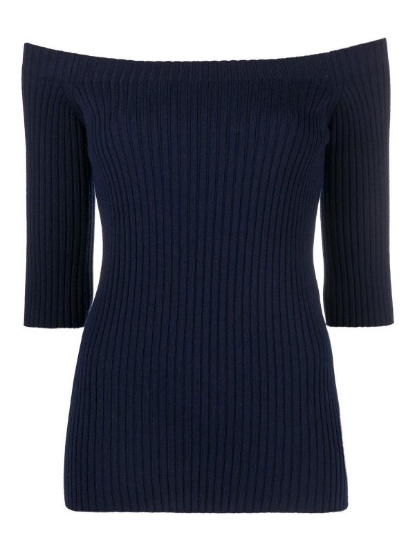 Chloe' Pull Col Rond - Bleu