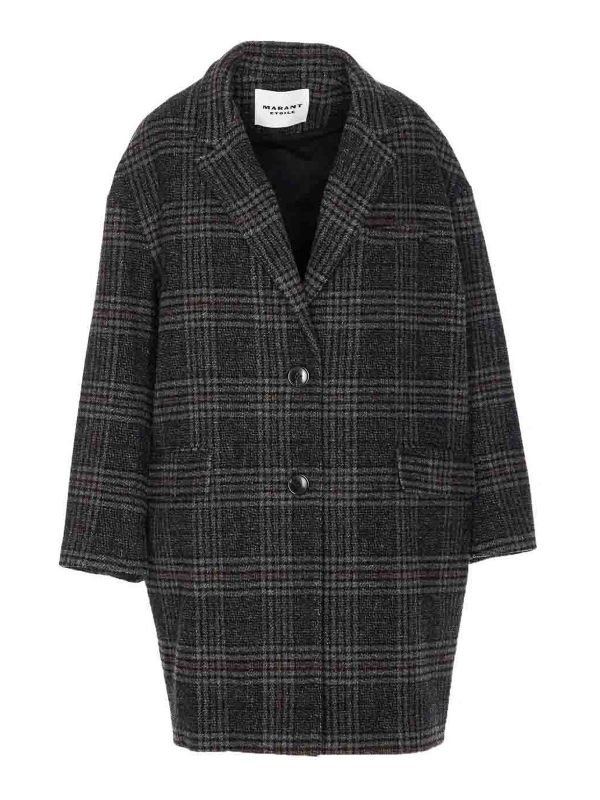 Isabel Marant Etoile Manteau Court - Gris