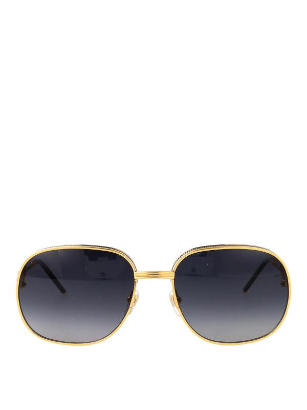 Casablanca Lunettes De Soleil - Or