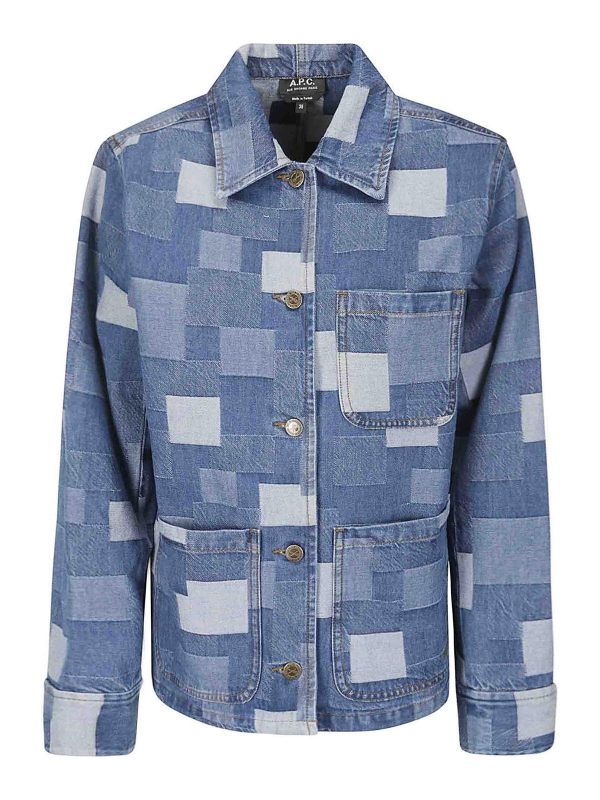 A. P.C. Veste En Jean - Foncé Délavé