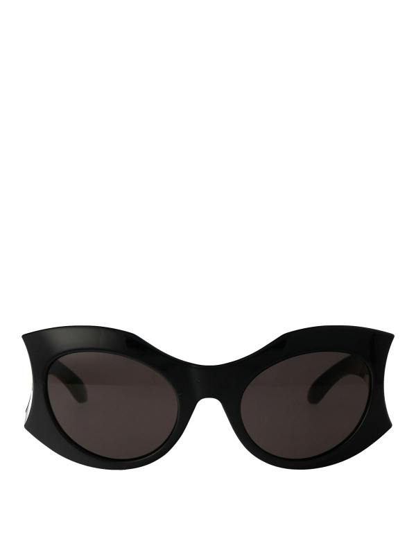 Balenciaga Lunettes De Soleil - Noir