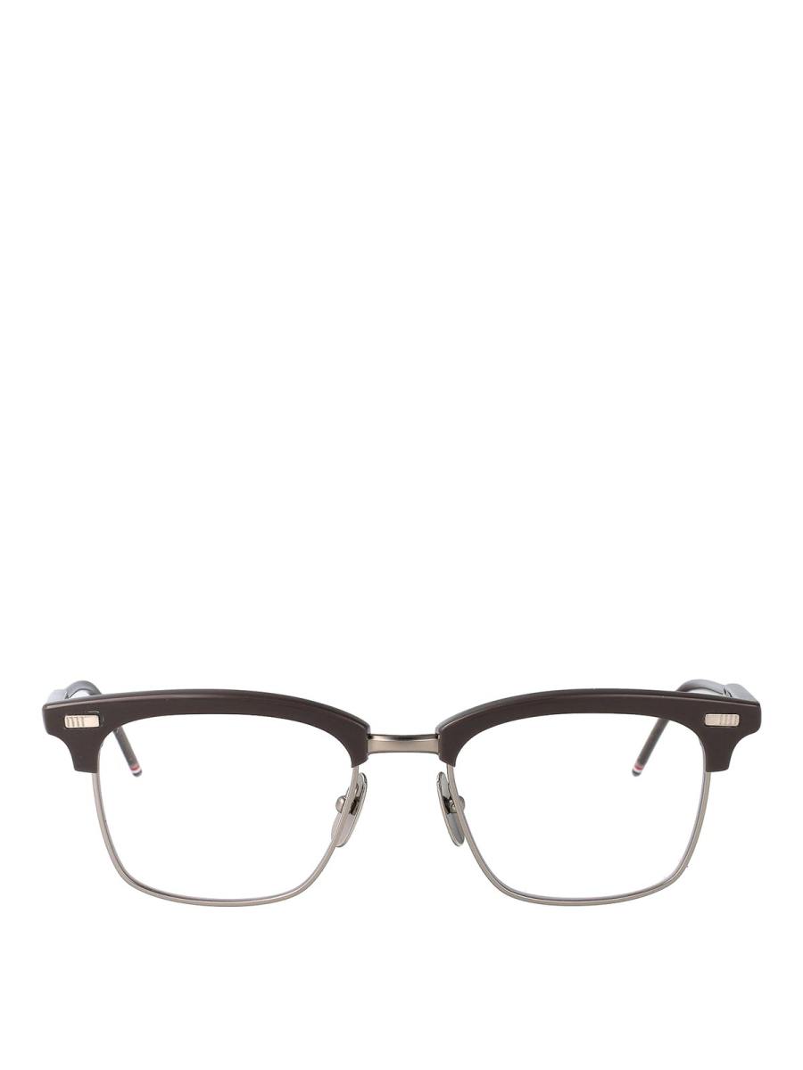 Thom Browne Lunettes De Soleil - Gris