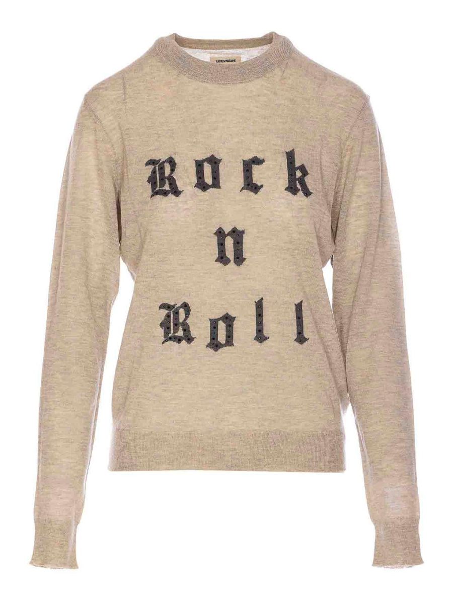 Zadig & Voltaire Pull Col Rond - Beige