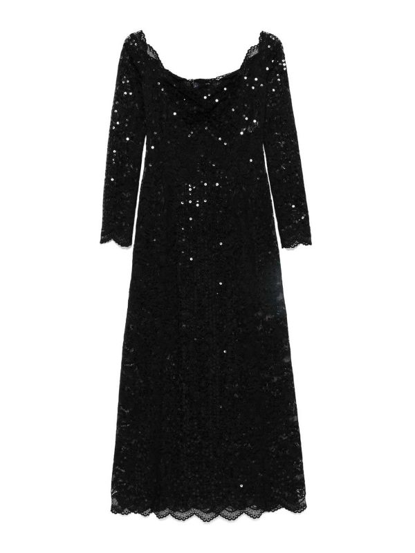 Rabanne Maxi Robe - Noir