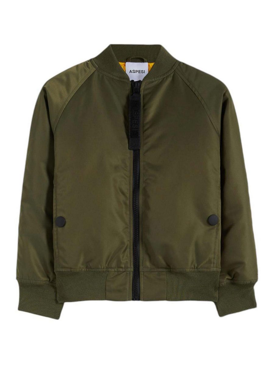 Aspesi Manteau Au Genou - Vert