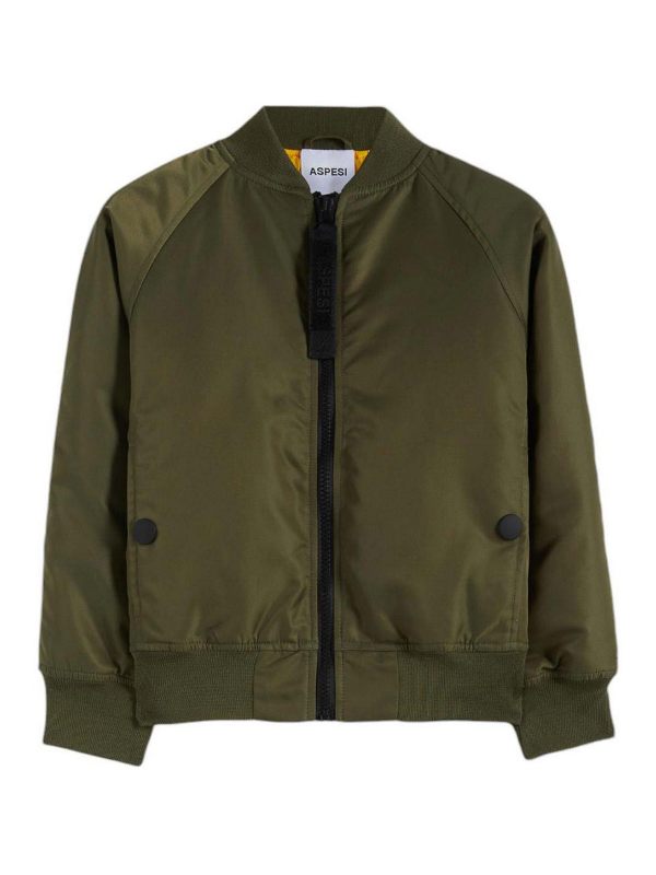Aspesi Manteau Au Genou - Vert
