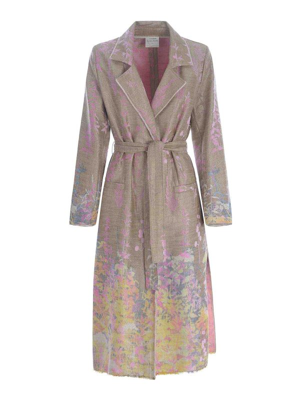 Forte Forte Manteau Court - Gris