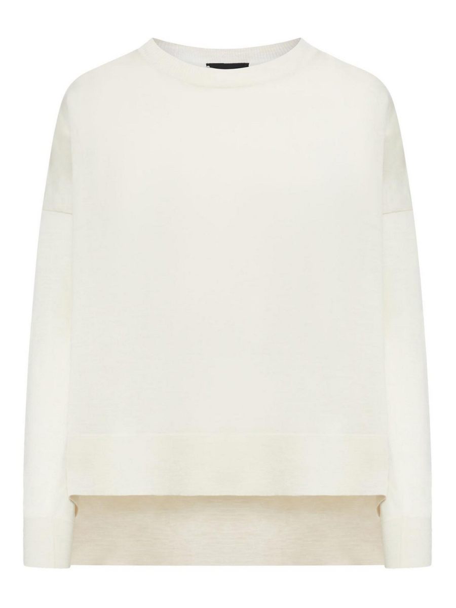 Roberto Collina Pull Col Rond - Blanc