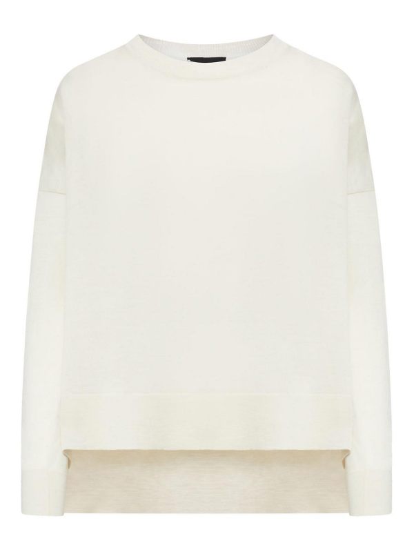 Roberto Collina Pull Col Rond - Blanc