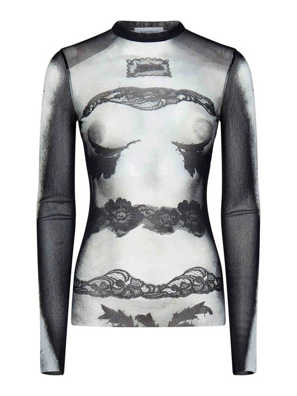 Jean Paul Gaultier Top - Noir