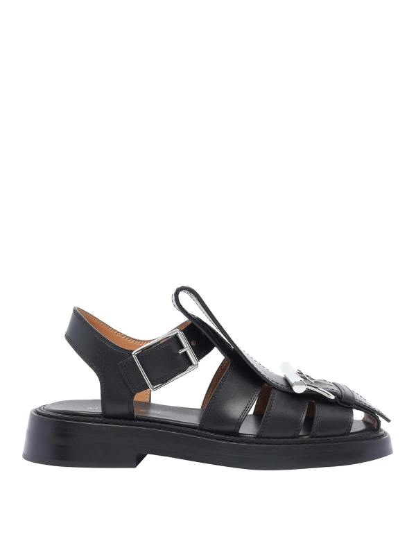 Alexander Mcqueen Sandales - Noir