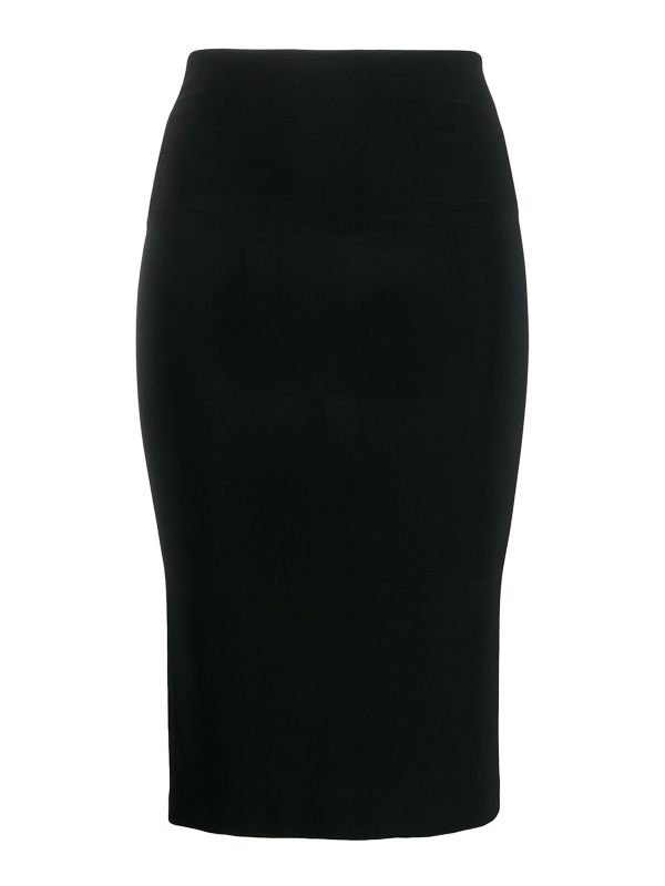 Norma Kamali Jupe Midi - Noir