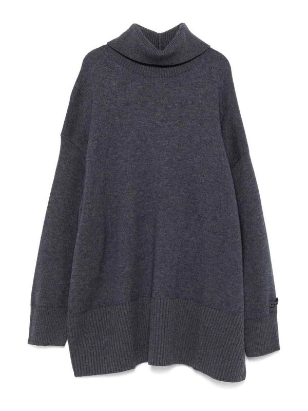 Pinko Robe Au Genou - Gris