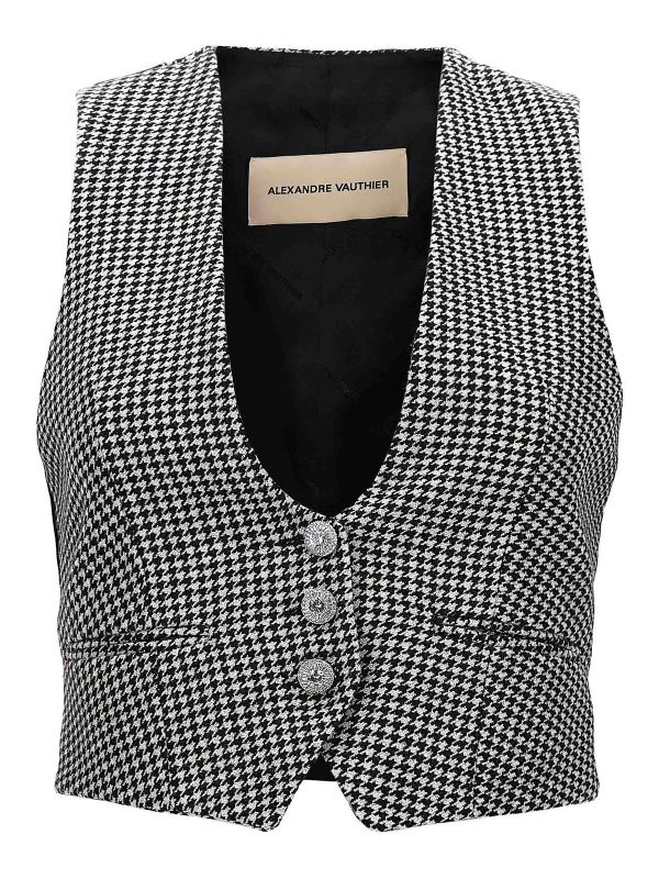 Alexandre Vauthier Gilet - Blanc