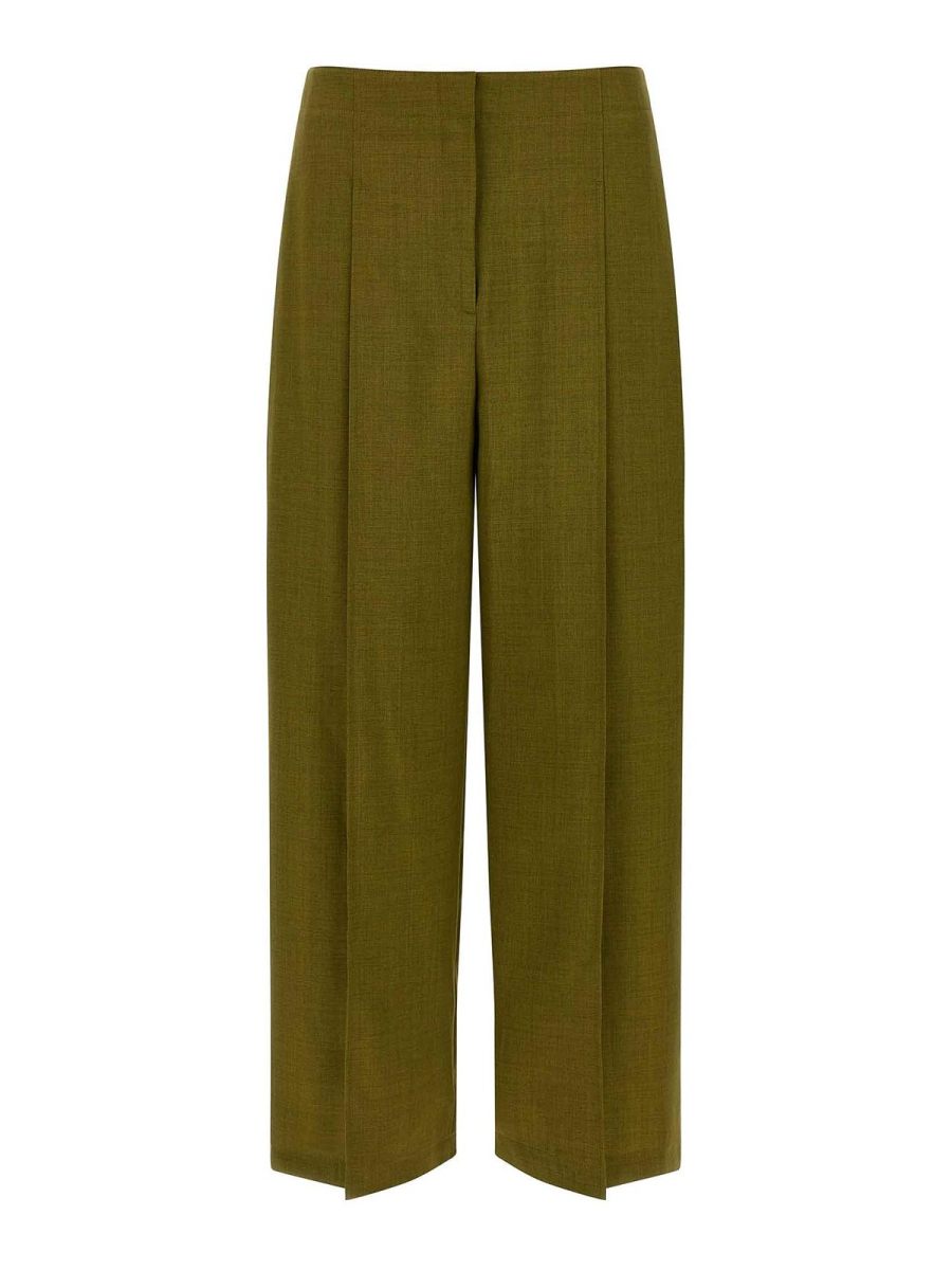 Theory Pantalons Décontractés - Vert