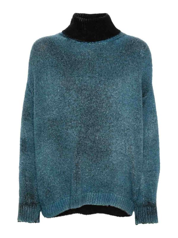 Avant Toi Pull Col Roulé - Bleu