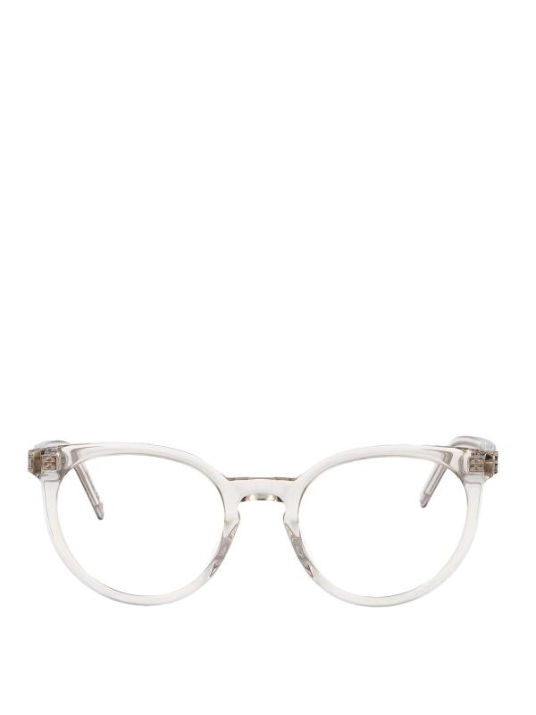 Saint Laurent Lunettes De Soleil - Beige