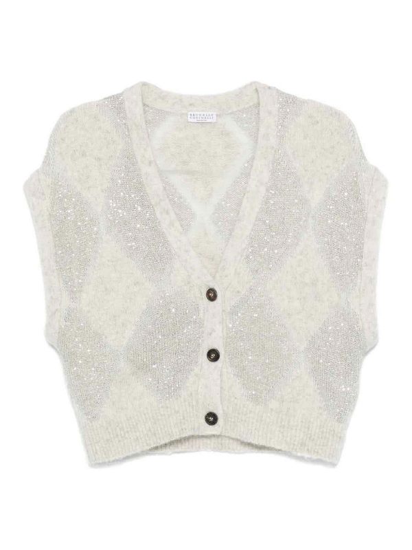 Brunello Cucinelli Cardigan - Gris