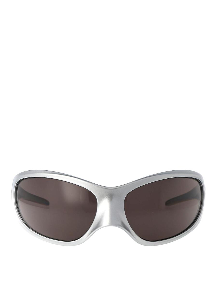 Balenciaga Lunettes De Soleil - Argent