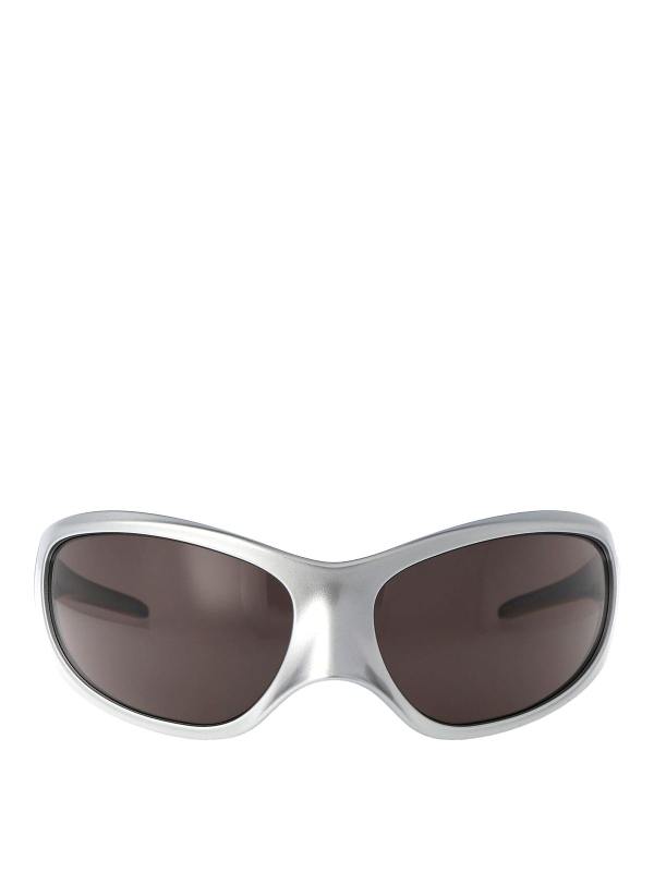 Balenciaga Lunettes De Soleil - Argent