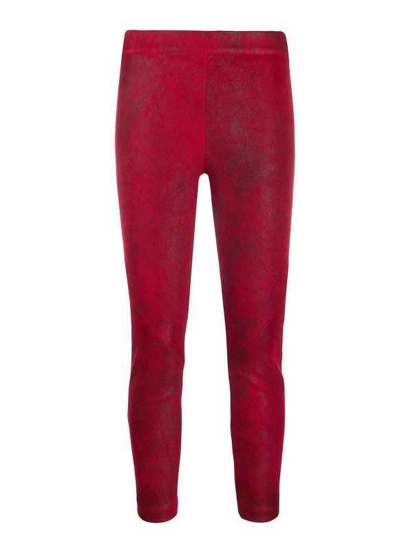 Ann Demeulemeester Pantalons Décontractés - Rouge
