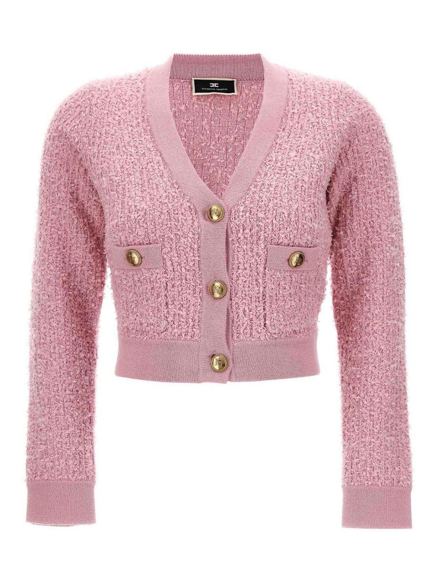Elisabetta Franchi Cardigan - Couleur Chair