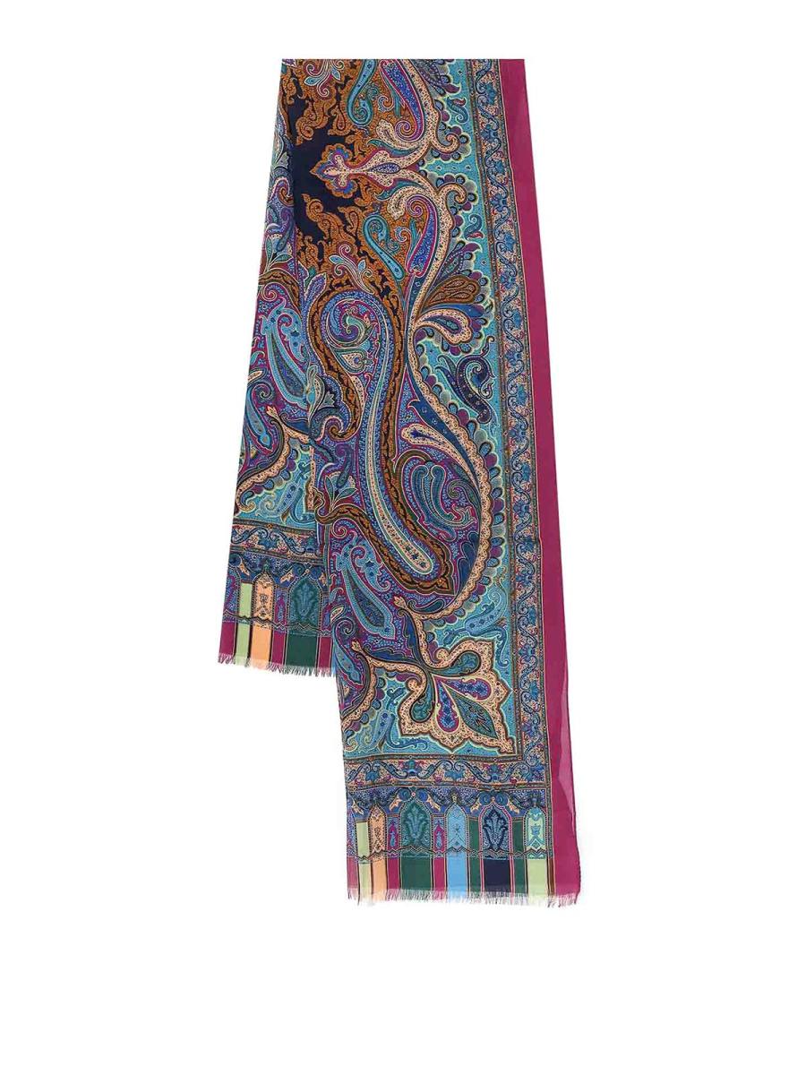 Etro Écharpe - Bleu