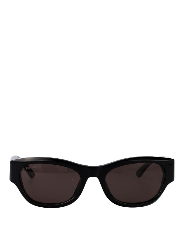 Balenciaga Lunettes De Soleil - Noir