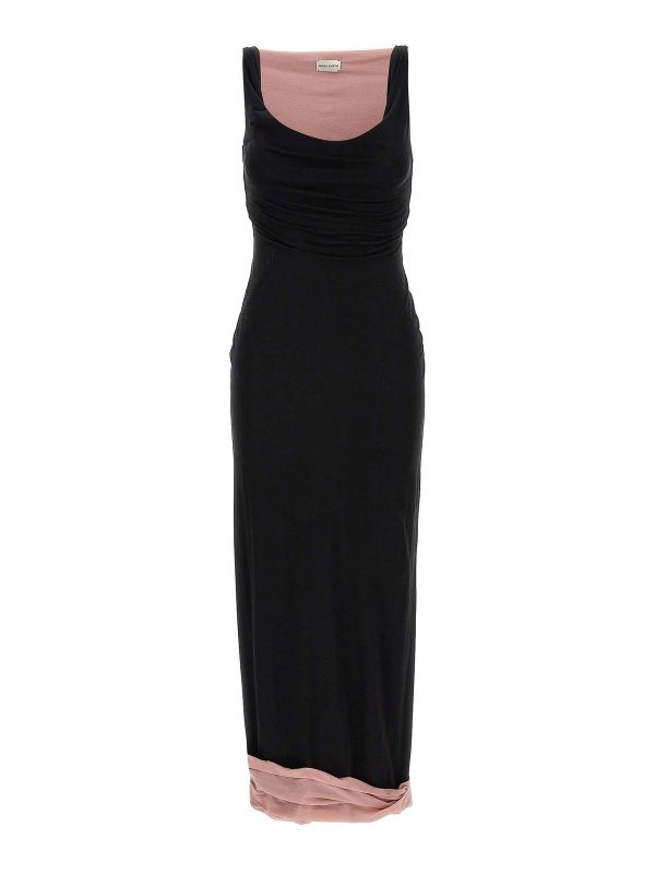 Magda Butrym Robe Au Genou - Noir