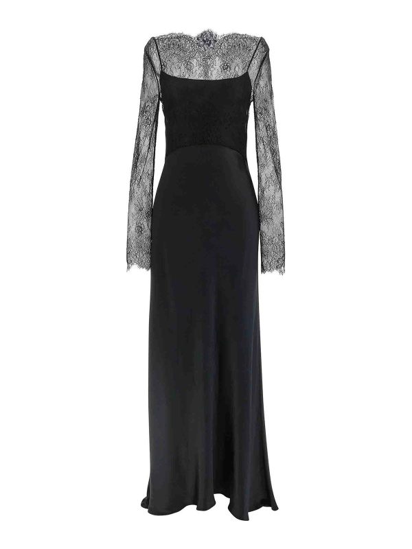 Alberta Ferretti Robe Au Genou - Noir