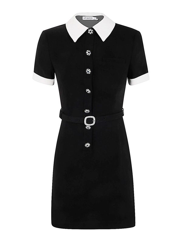 Self Portrait Robe Courte - Noir