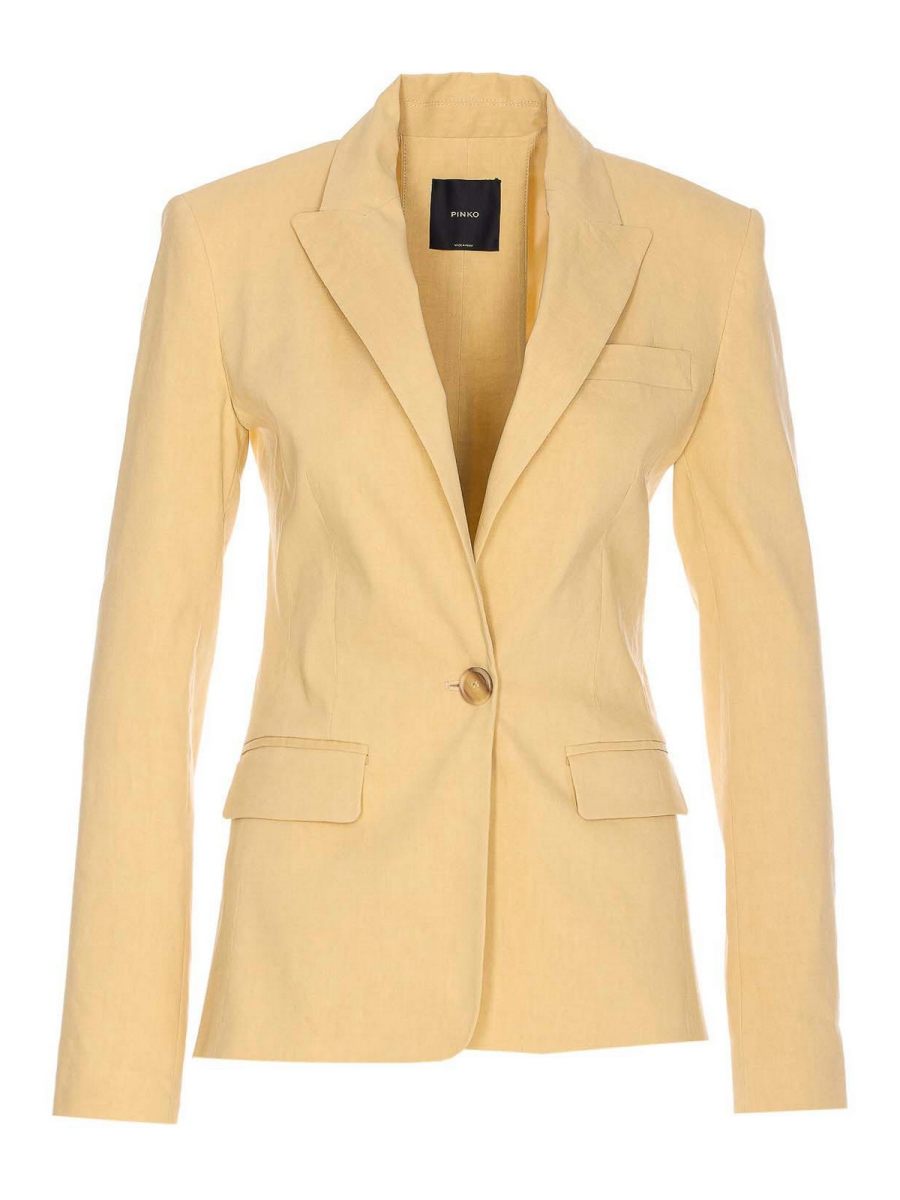 Pinko Veste Casual - Jaune